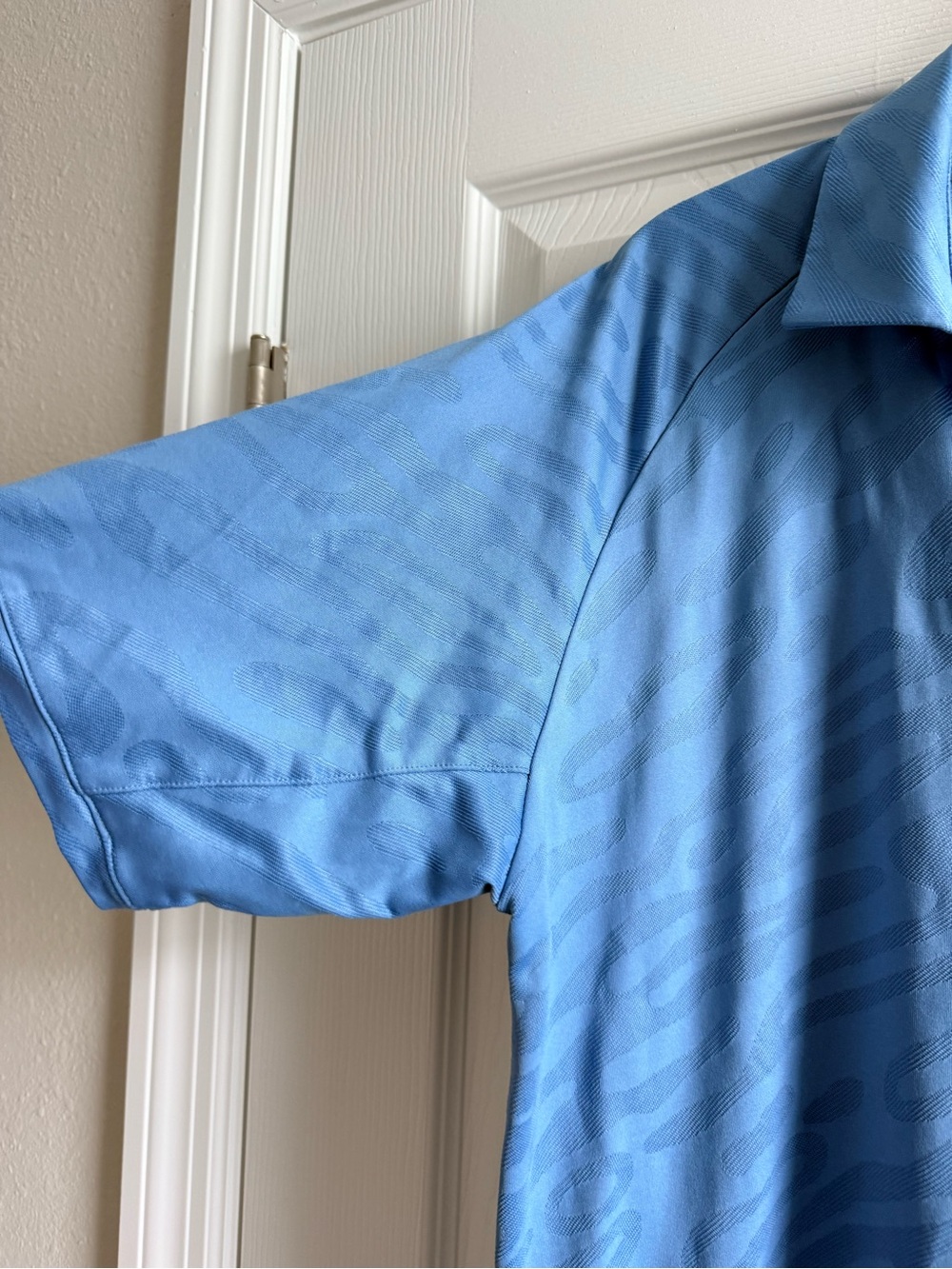 Waggle Golf Light Blue Performance Polo - Picture 3 of 7